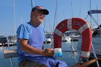 割ッ烹レ ベーシックエプロン ロイヤルブルー 150g(オーガニックコットン100%) ※他商品との同梱不可