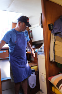 割ッ烹レ ベーシックエプロン ロイヤルブルー 150g(オーガニックコットン100%) ※他商品との同梱不可