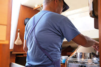 割ッ烹レ ベーシックエプロン ロイヤルブルー 150g(オーガニックコットン100%) ※他商品との同梱不可