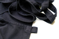 割ッ烹レ ベーシックエプロン ブラック 150g(オーガニックコットン100%) ※他商品との同梱不可