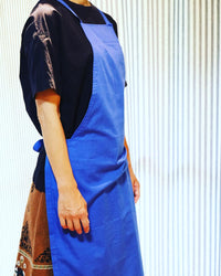 割ッ烹レ ベーシックエプロン ロイヤルブルー 150g(オーガニックコットン100%) ※他商品との同梱不可