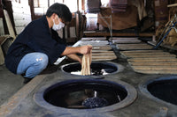 割ッ烹レ クオリティ エプロン 藍紺<ICON> 150g(オーガニックコットン100%)※他商品との同梱不可