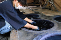 割ッ烹レ クオリティ エプロン 藍紺<ICON> 150g(オーガニックコットン100%)※他商品との同梱不可