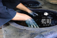 割ッ烹レ クオリティ エプロン 藍紺<ICON> 150g(オーガニックコットン100%)※他商品との同梱不可