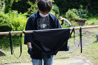 割ッ烹レ クオリティ エプロン 藍紺<ICON> 150g(オーガニックコットン100%)※他商品との同梱不可