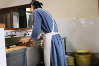 割ッ烹レ ベーシックエプロン キナリ 150g(オーガニックコットン100%)※他商品との同梱不可