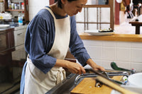 割ッ烹レ ベーシックエプロン キナリ 150g(オーガニックコットン100%)※他商品との同梱不可