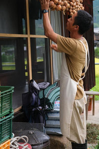 割ッ烹レ ベーシックエプロン キナリ 150g(オーガニックコットン100%)※他商品との同梱不可