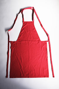 割ッ烹レ ベーシックエプロン レッド 150g(オーガニックコットン100%)※他商品との同梱不可