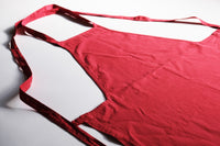 割ッ烹レ ベーシックエプロン レッド 150g(オーガニックコットン100%)※他商品との同梱不可