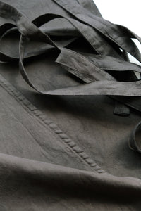 割ッ烹レ ベーシックエプロン チャコールグレイ 120g(オーガニックコットン100%)※他商品との同梱不可