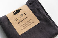 割ッ烹レ ベーシックエプロン チャコールグレイ 120g(オーガニックコットン100%)※他商品との同梱不可