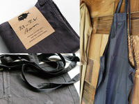 割ッ烹レ ベーシックエプロン チャコールグレイ 120g(オーガニックコットン100%)※他商品との同梱不可